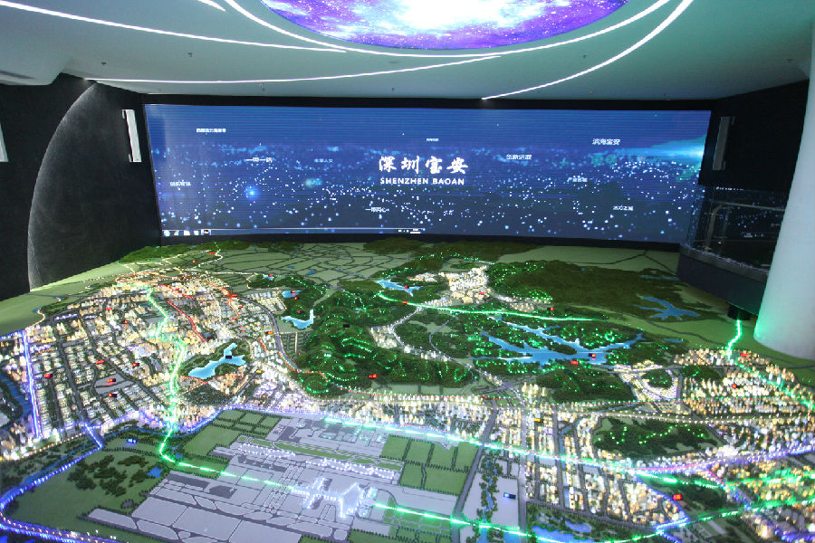 古城新貌，洲明科技長(zhǎng)卷書寫“大美寶安”